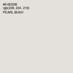 #E4E0DB - Pearl Bush Color Image